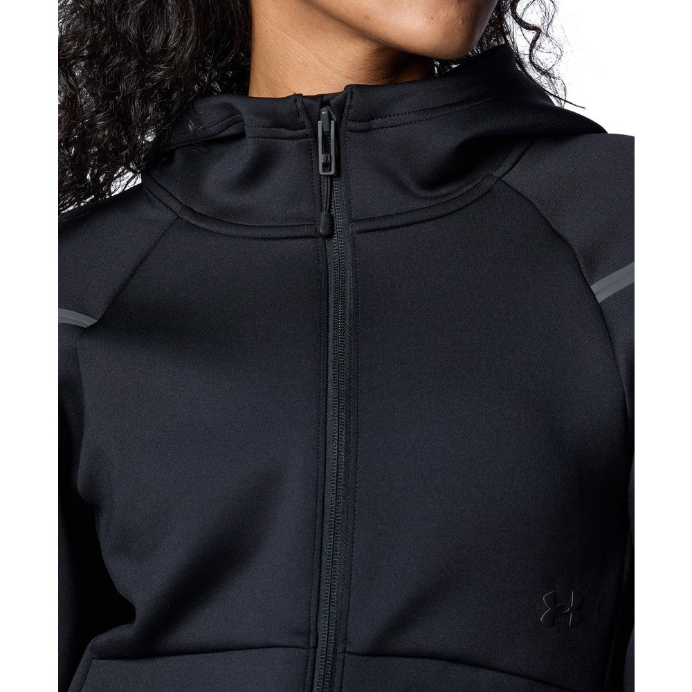 アンダーアーマー（UNDER ARMOUR）（レディース）アーマーニット フルジップ フーディー 1388198 001