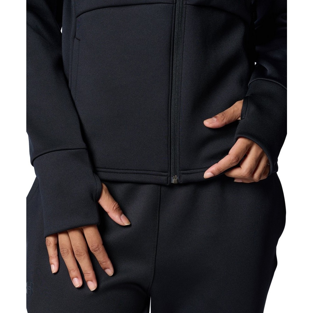 アンダーアーマー（UNDER ARMOUR）（レディース）アーマーニット フルジップ フーディー 1388198 001