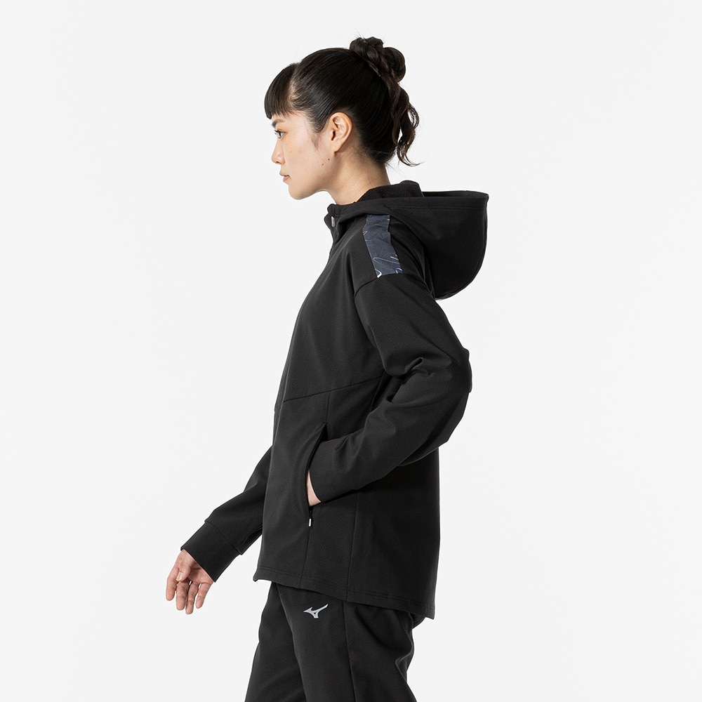 ミズノ（MIZUNO）（レディース）テックシールドジャケットフーディ 32MCA86009