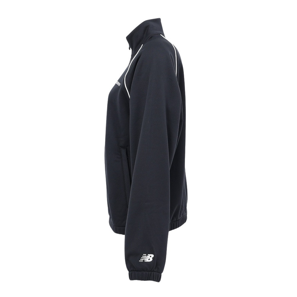 ニューバランス（new balance）（レディース）ブラッシュダブルニットトラックジャケット AWJ53170BK