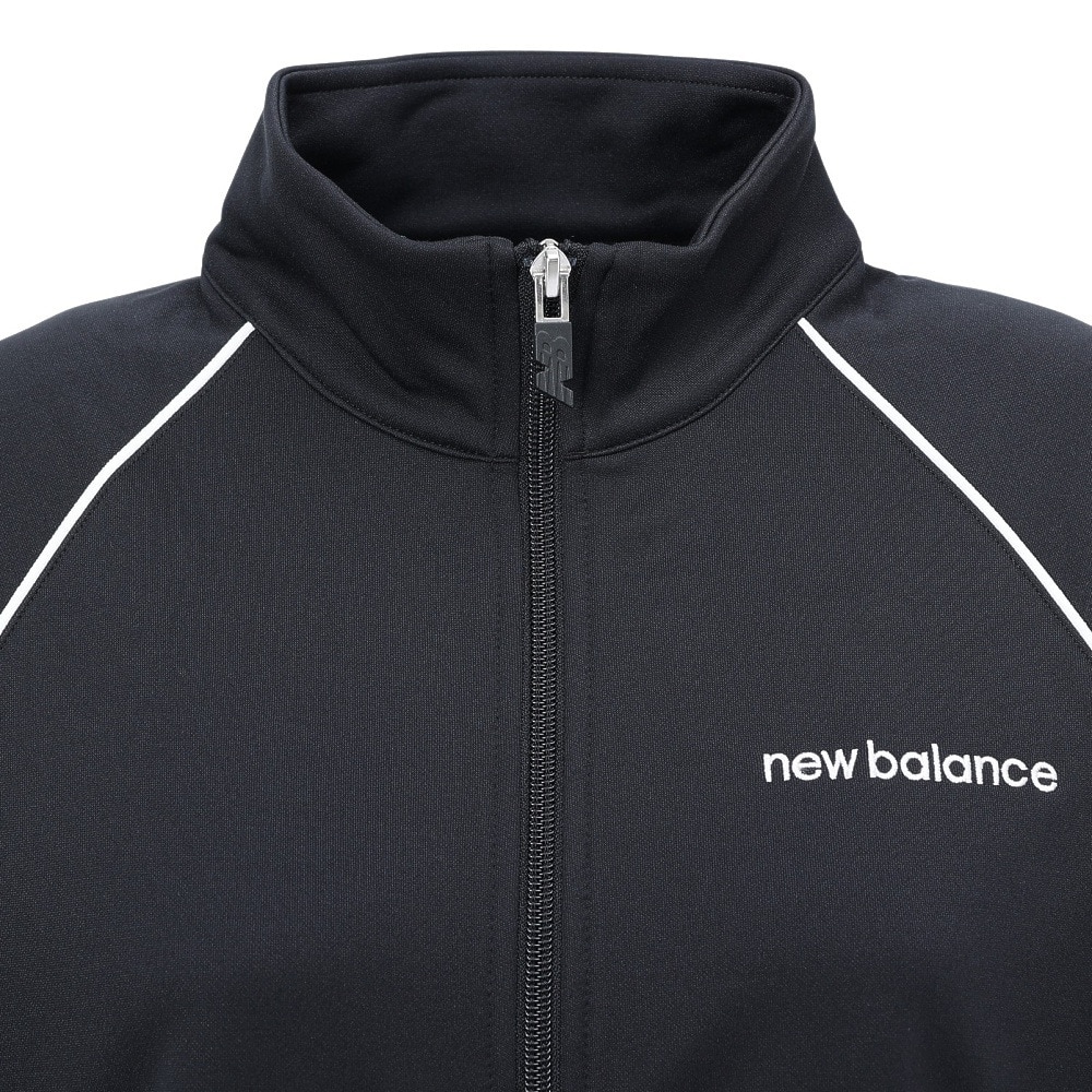 ニューバランス（new balance）（レディース）ブラッシュダブルニットトラックジャケット AWJ53170BK