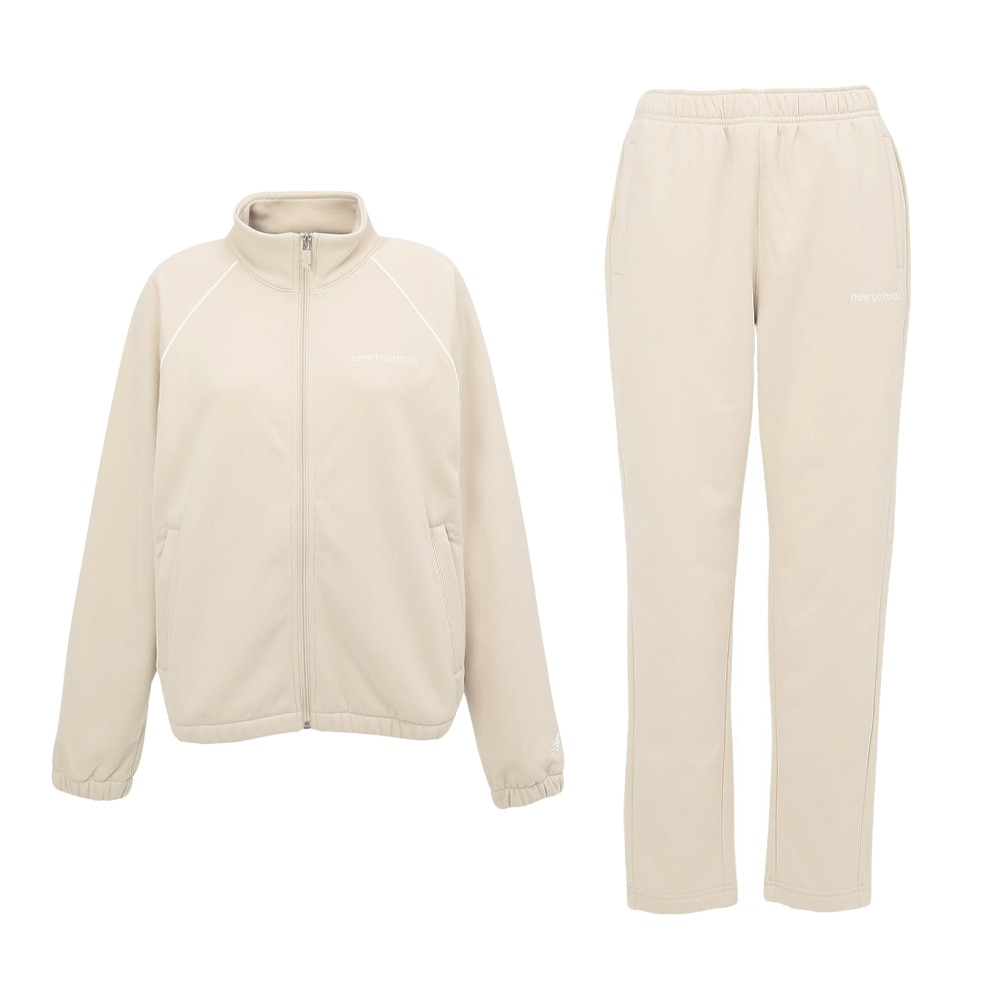 ニューバランス（new balance）（レディース）ブラッシュダブルニットトラックジャケット上下セット AWJ53170TWF AWP53170TWF