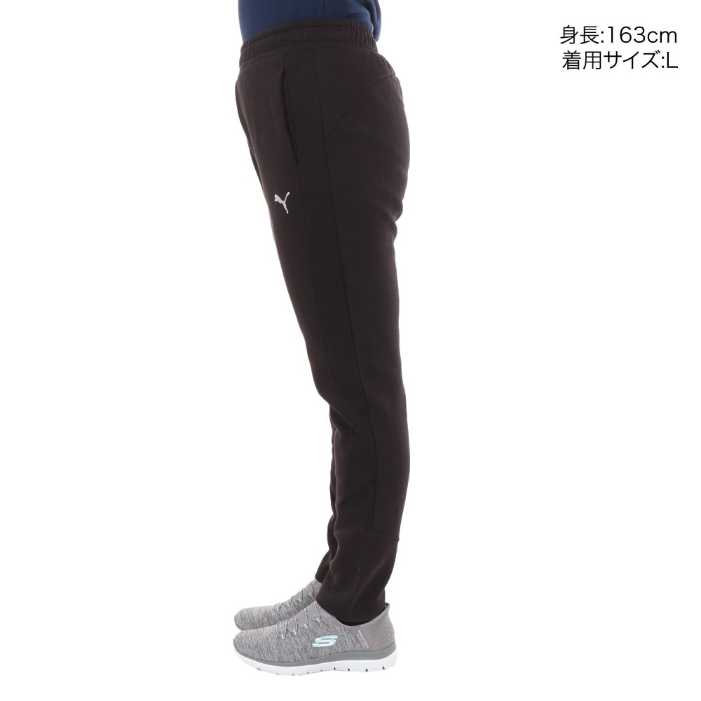 プーマ（PUMA）（レディース）エヴォストライプ ハイウェスト パンツ 681208 01 BLK