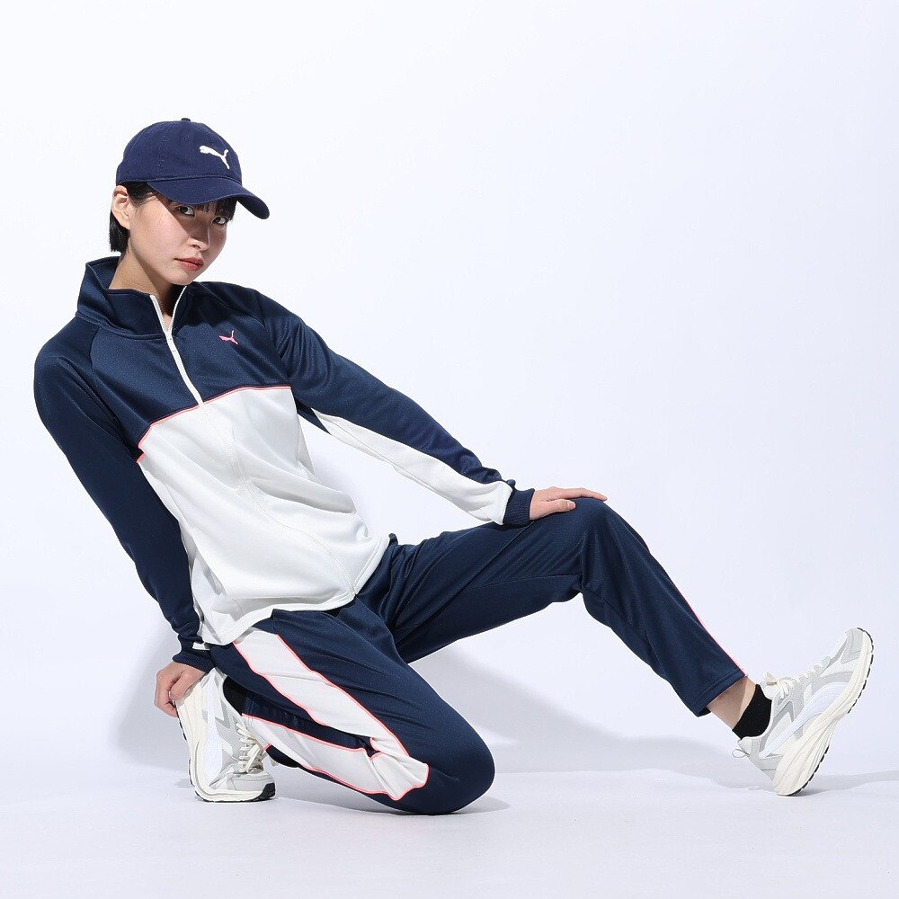 プーマ（PUMA）（レディース）トレーニング ファンデーション ニット パンツ 526112 14 NVY