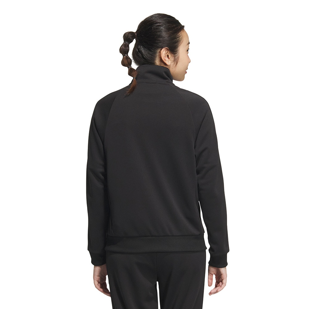 アディダス（adidas）（レディース）スリーストライプス ルーズフィット ダブルニット トラックトップ JVP35-JW9788