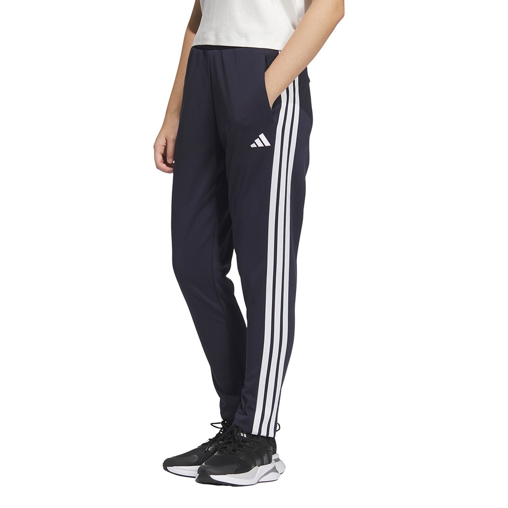 アディダス（adidas）（レディース）スリーストライプス レギュラーフィット ダブルニット トラックパンツ JVP36-JW9790