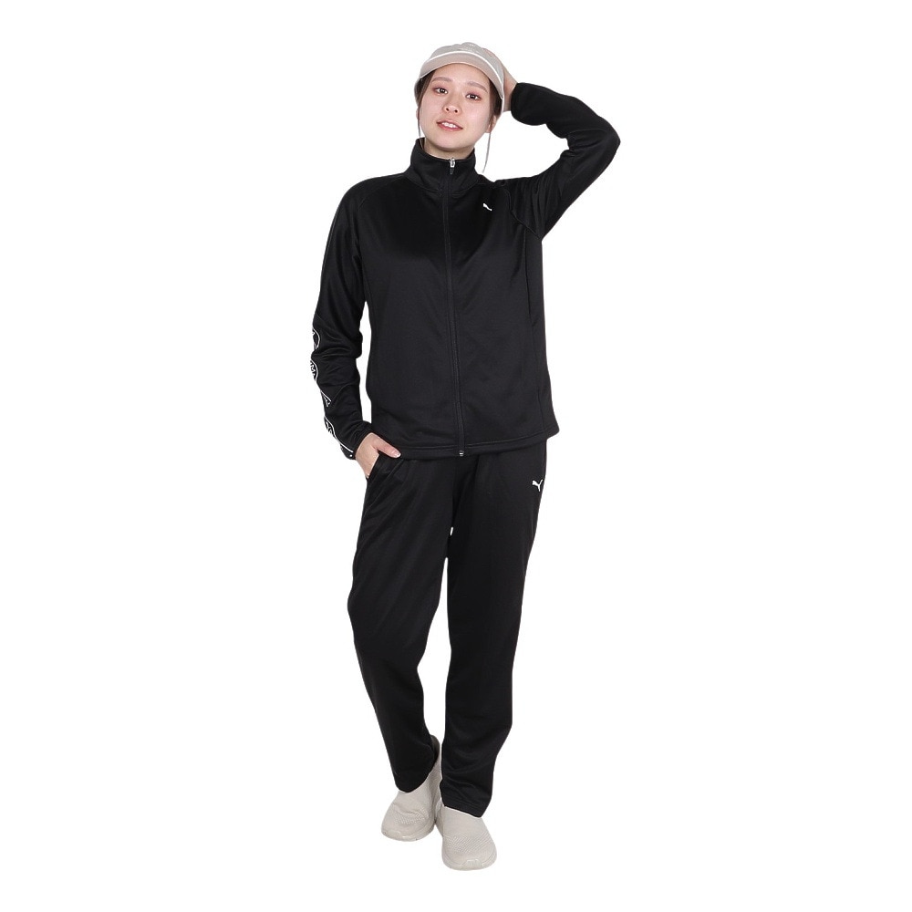 プーマ（PUMA）（レディース）TAD ニットパンツ 527031 01 BLK