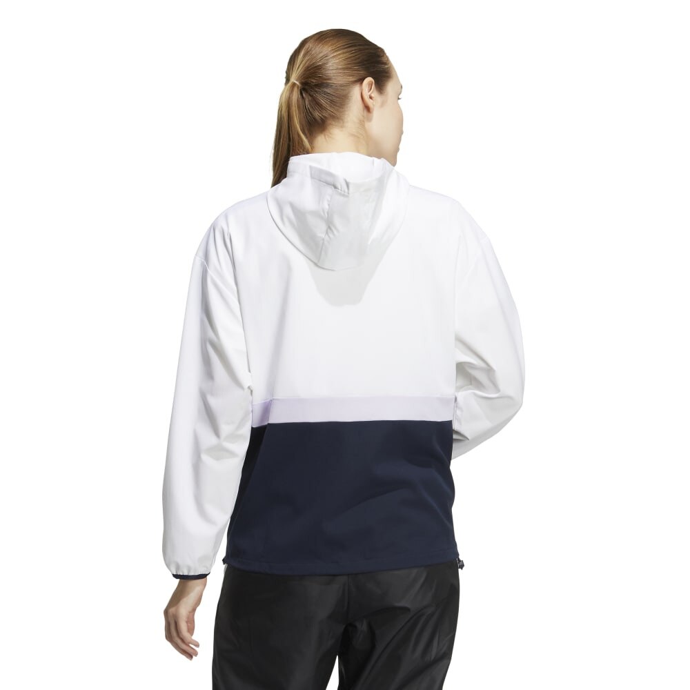 アディダス（adidas）（レディース）ルーズフィット カラーブロック フード付きジャケット NCX89-HI3653