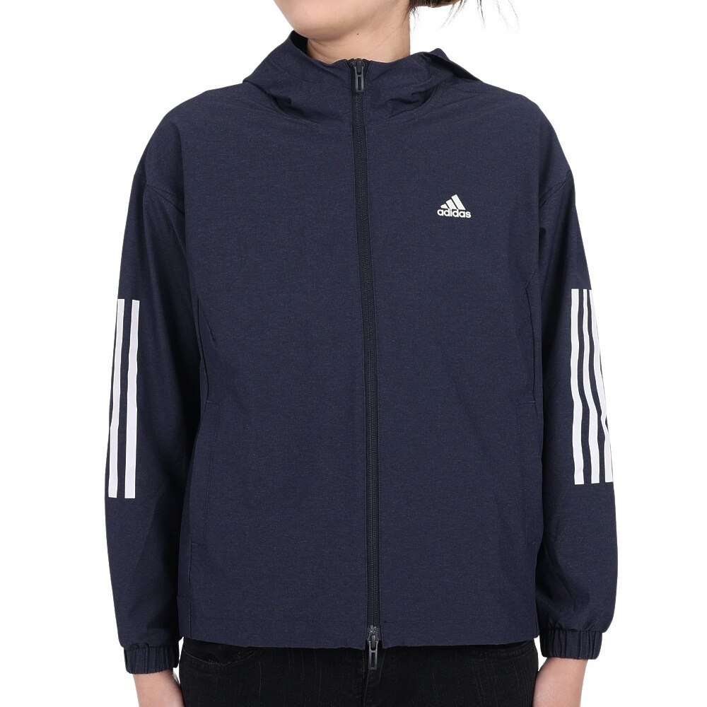 アディダス（adidas）（レディース）24/7 ルーズフィット ウーブンジャケット QU578-HC2453