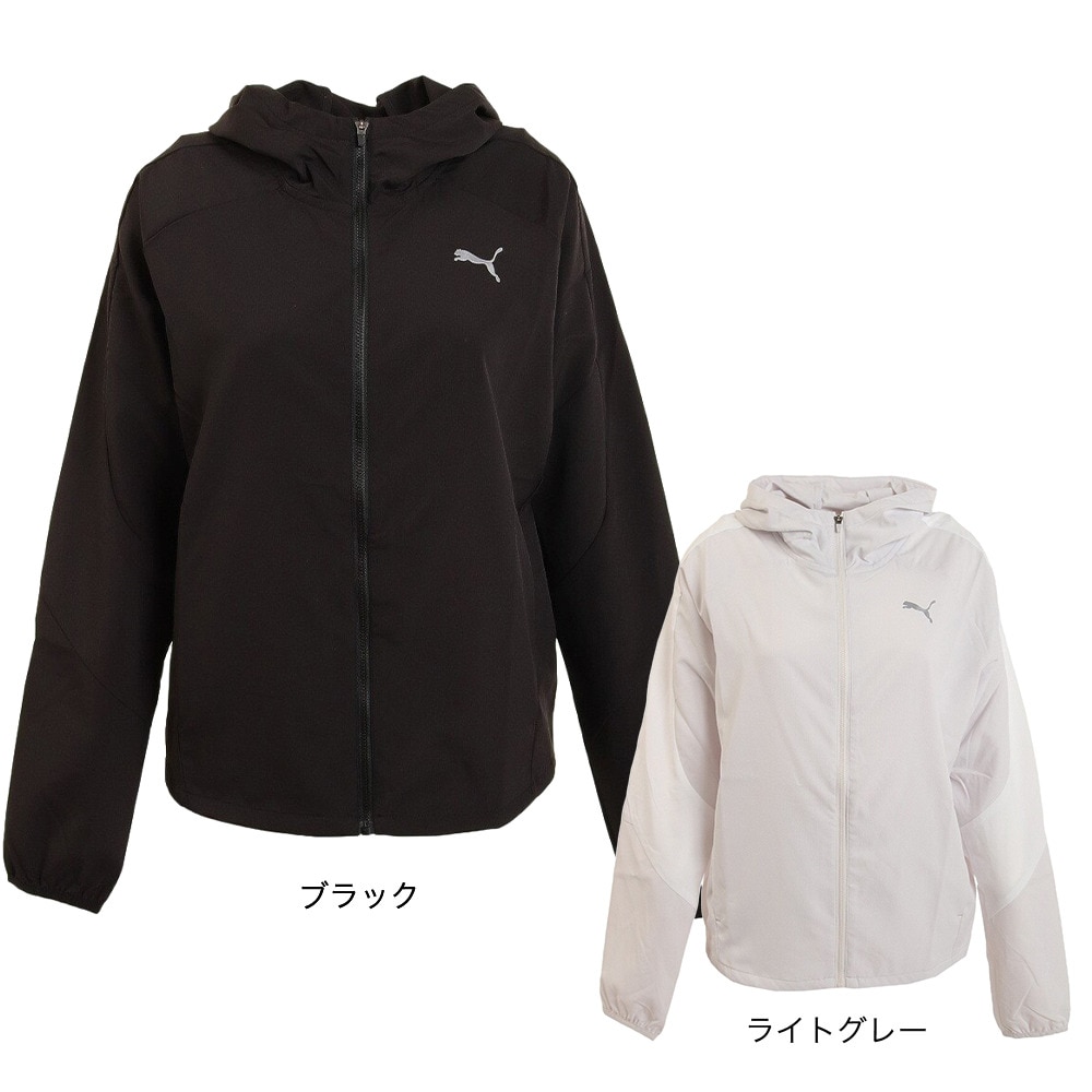 プーマ（PUMA）（レディース）EVO ウーブンジャケット 670743 01 BLK ブラック