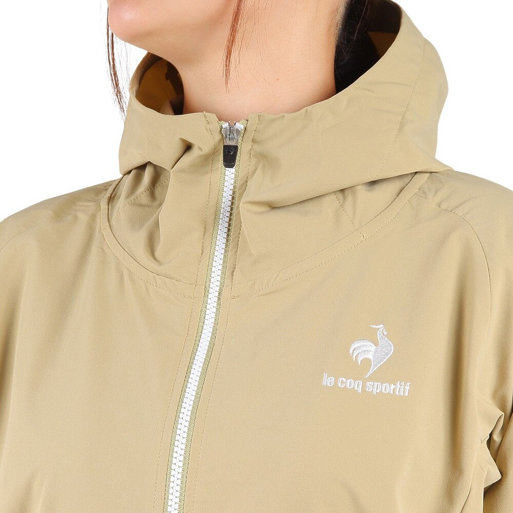 ルコック スポルティフ（Lecoq Sportif）（レディース）ジャケット レディース フード付き フルジップ 撥水 アウター QMWUJF20 BG
