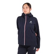 ルコック スポルティフ（le coq sportif）（レディース）フード付き フルジップ 撥水 アウター クロスジャケット QMWUJF20 NV