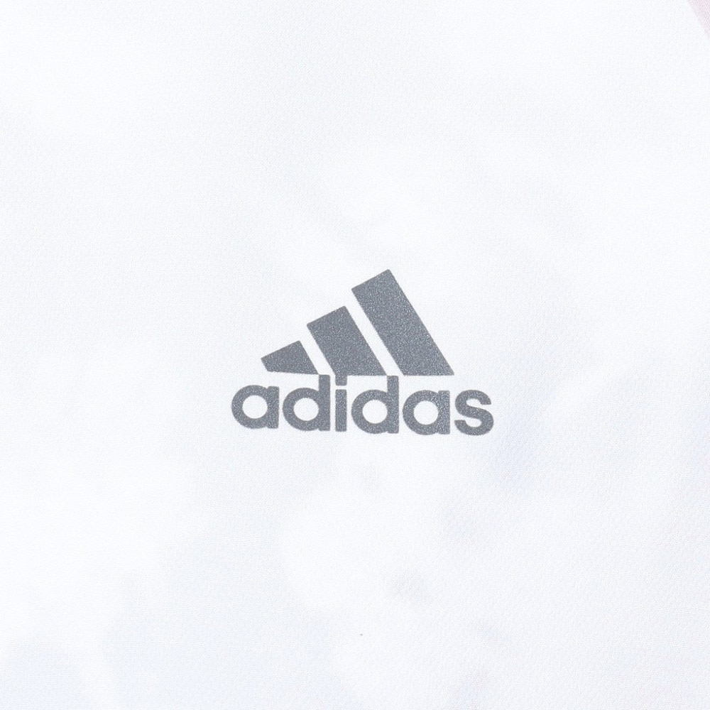 アディダス（adidas）（レディース）シーズナル スポーツウェア ルーズフィット カラーブロック フード付きクロスジャケット BUJ50-IA5202