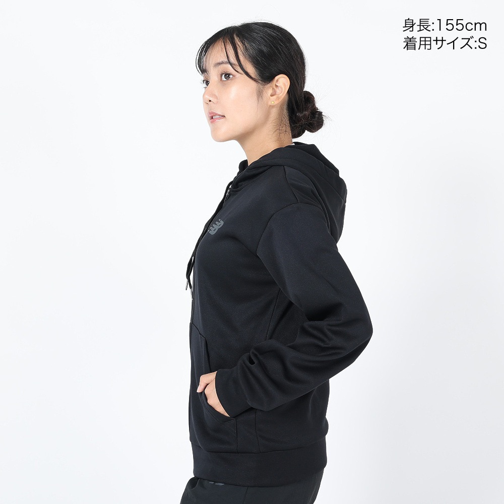 ニューバランス（new balance）（レディース）Relentless フリースフルジップ WJ33186BK