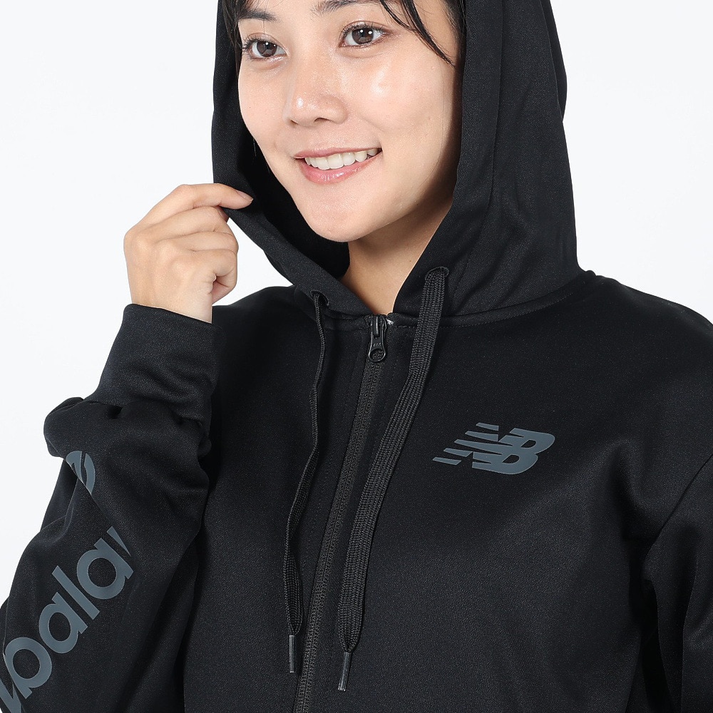 ニューバランス（new balance）（レディース）Relentless フリースフルジップ WJ33186BK