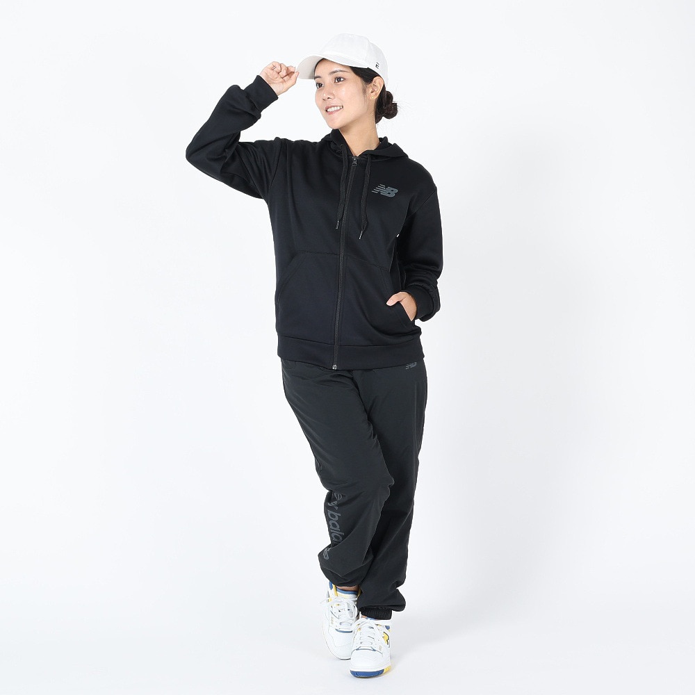 ニューバランス（new balance）（レディース）Relentless フリースフルジップ WJ33186BK