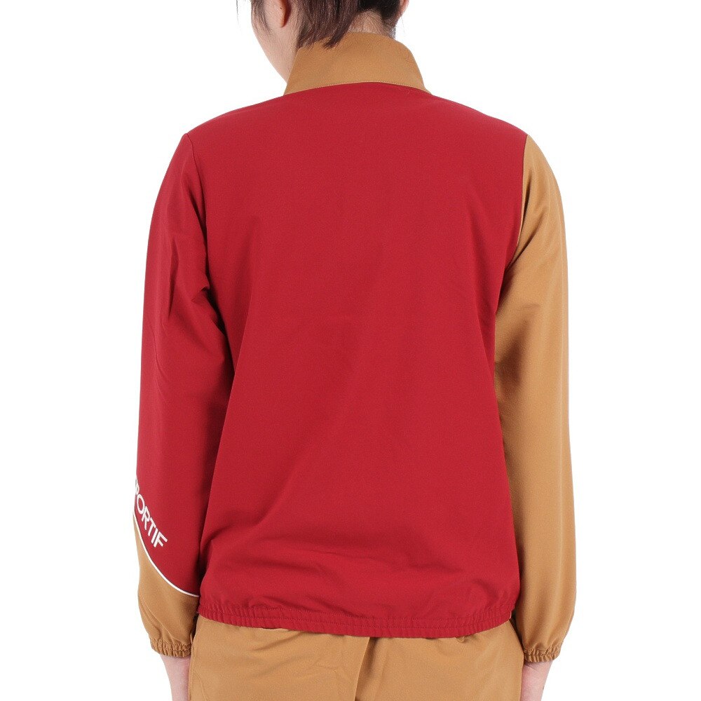 ルコック スポルティフ（Lecoq Sportif）（レディース）ヒートナビクロス スタンドジャケット QMWWJF21 RDBW
