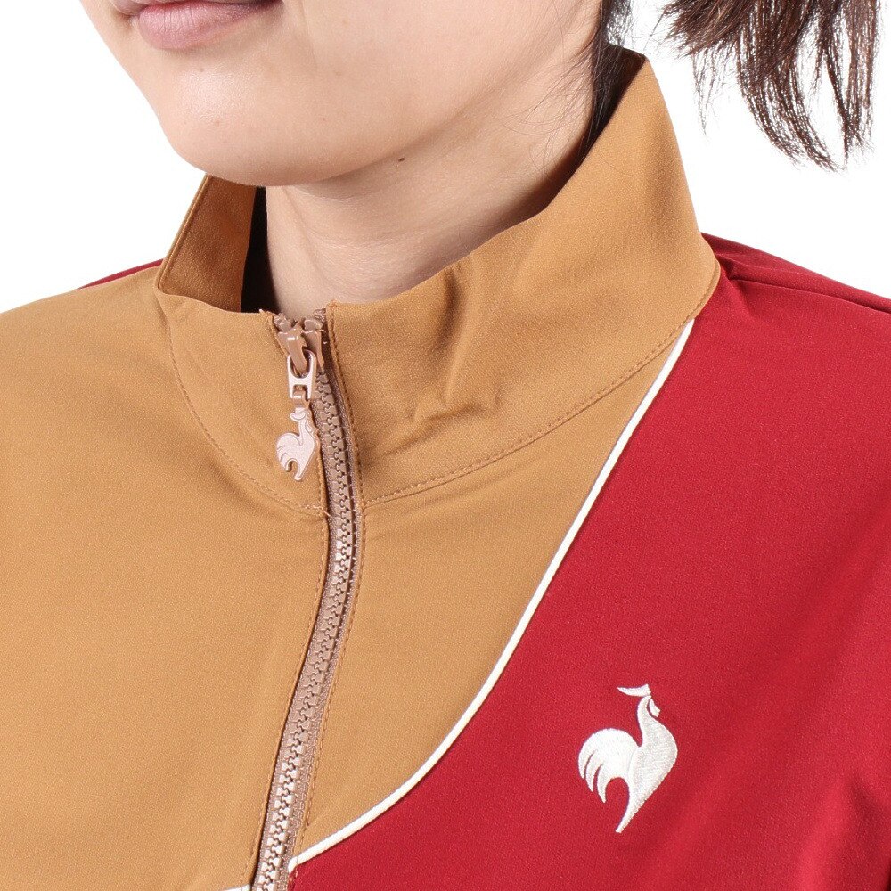 ルコック スポルティフ（Lecoq Sportif）（レディース）ヒートナビクロス スタンドジャケット QMWWJF21 RDBW