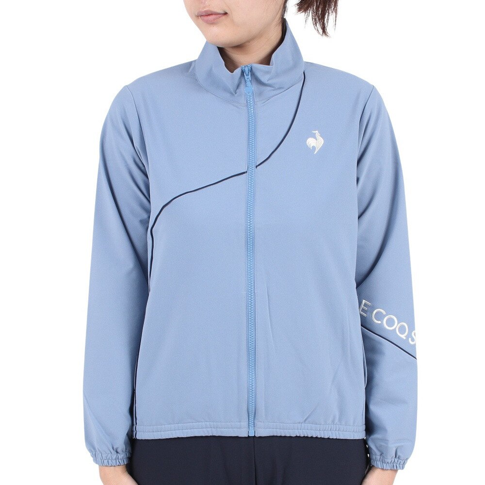 ルコック スポルティフ（Lecoq Sportif）（レディース）ヒートナビクロス スタンドジャケット QMWWJF21 BL