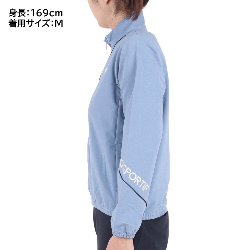ルコック スポルティフ（Lecoq Sportif）（レディース）ヒートナビクロス スタンドジャケット QMWWJF21 BL
