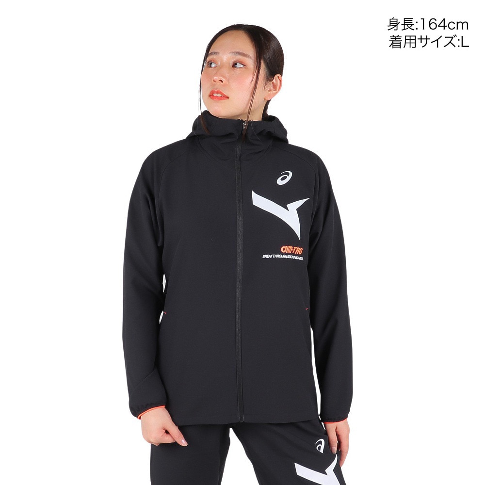 アシックス（ASICS）（レディース）A-I-Mドライクロスフーディージャケット 2032C973.001