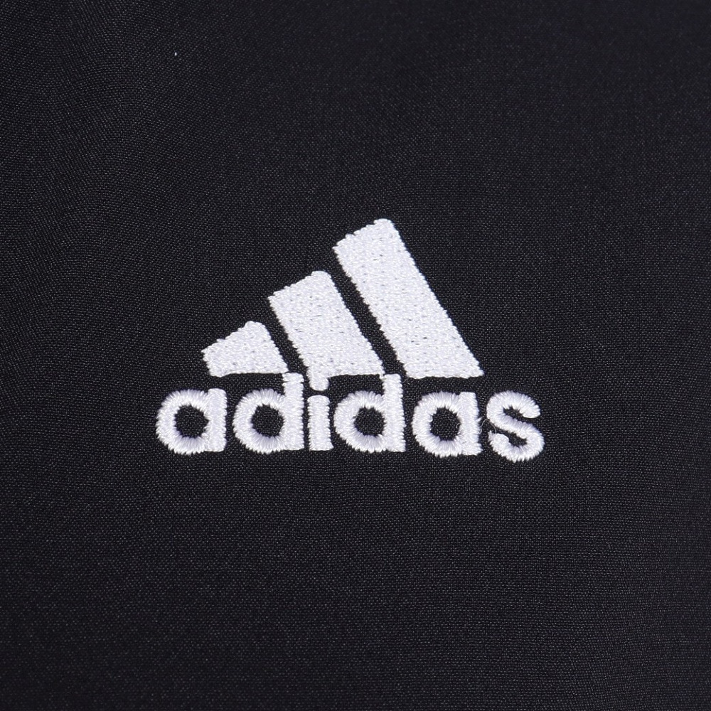 アディダス（adidas）（レディース）ジャケット uv UV 吸汗 ブラック ホワイト 白黒 カラーブロック フード付きクロスジャケット JSY05-IM8704