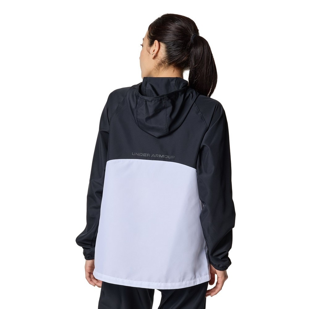 アンダーアーマー（UNDER ARMOUR）（レディース）ワードマーク ウーブン フルジップフーディー 6001387 001