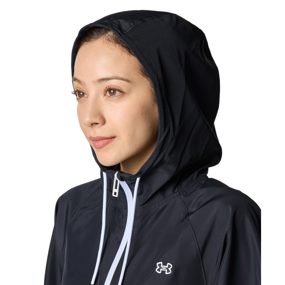 アンダーアーマー（UNDER ARMOUR）（レディース）ワードマーク ウーブン フルジップフーディー 6001387 001