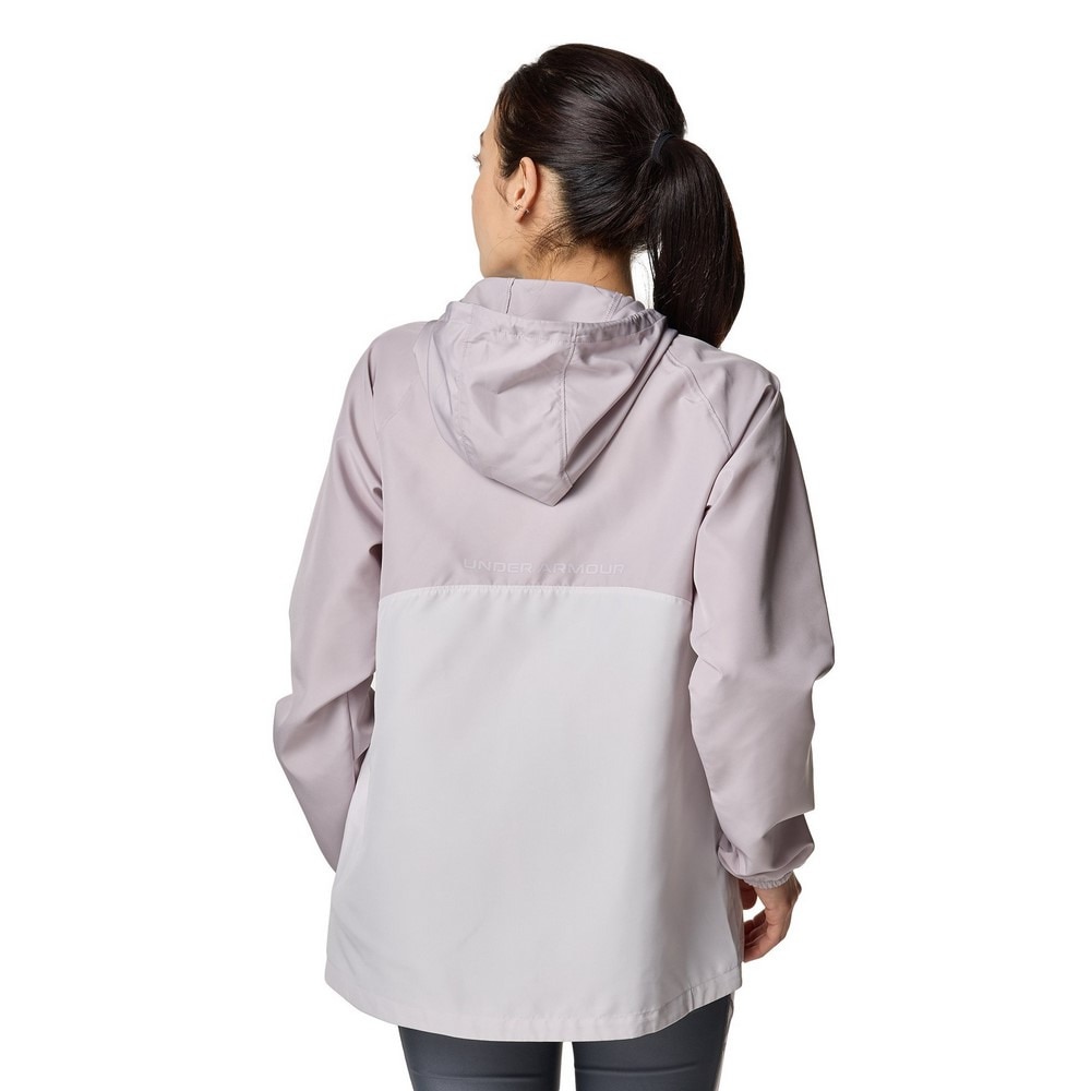 アンダーアーマー（UNDER ARMOUR）（レディース）ワードマーク ウーブン フルジップフーディー 6001387 009