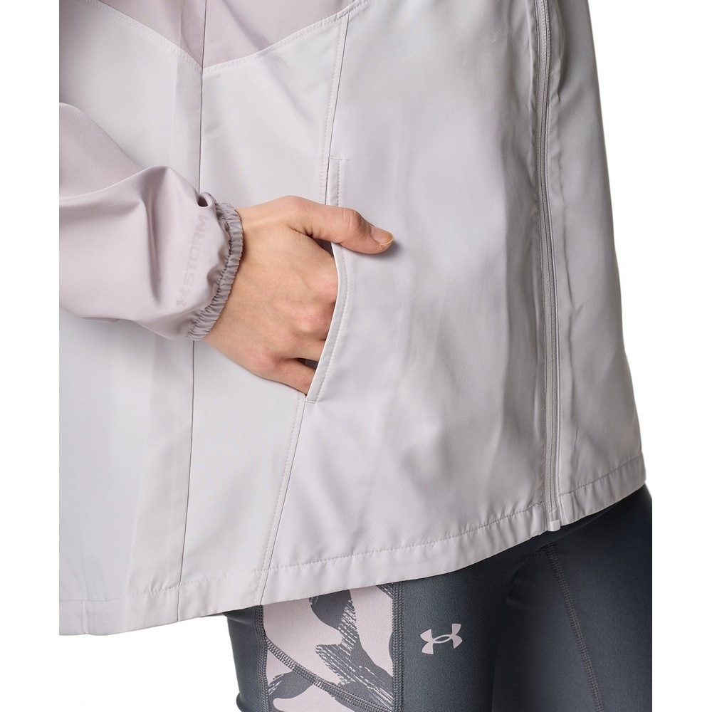 アンダーアーマー（UNDER ARMOUR）（レディース）ワードマーク ウーブン フルジップフーディー 6001387 009