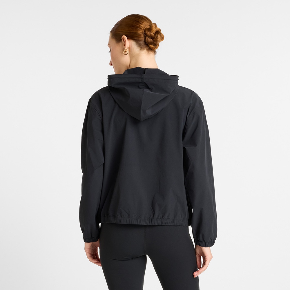 ニューバランス（new balance）（レディース）ストレッチウーブンジャケット AWJ51503BK