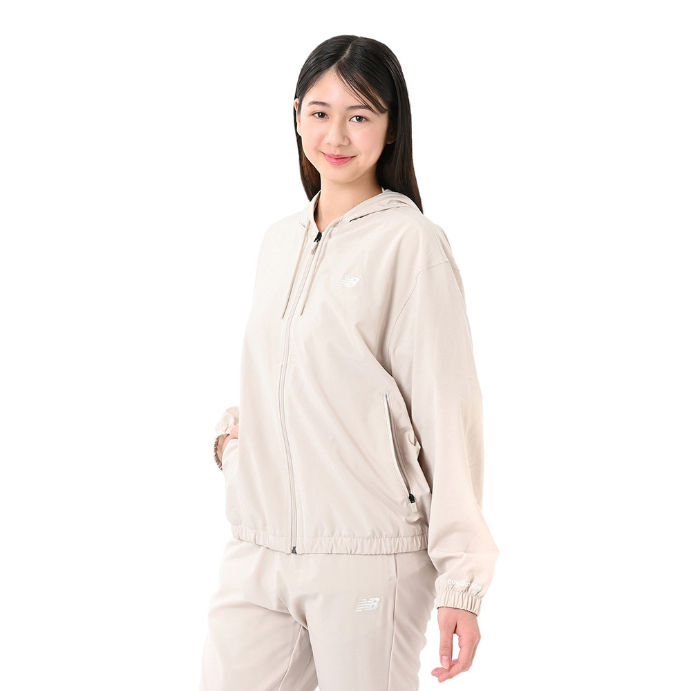 ニューバランス（new balance）（レディース）ストレッチウーブンジャケット AWJ51503TWF