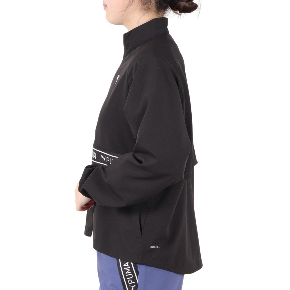 プーマ（PUMA）（レディース）トレーニング TAD クロス ウーブン ジャケット 527028 01 BLK