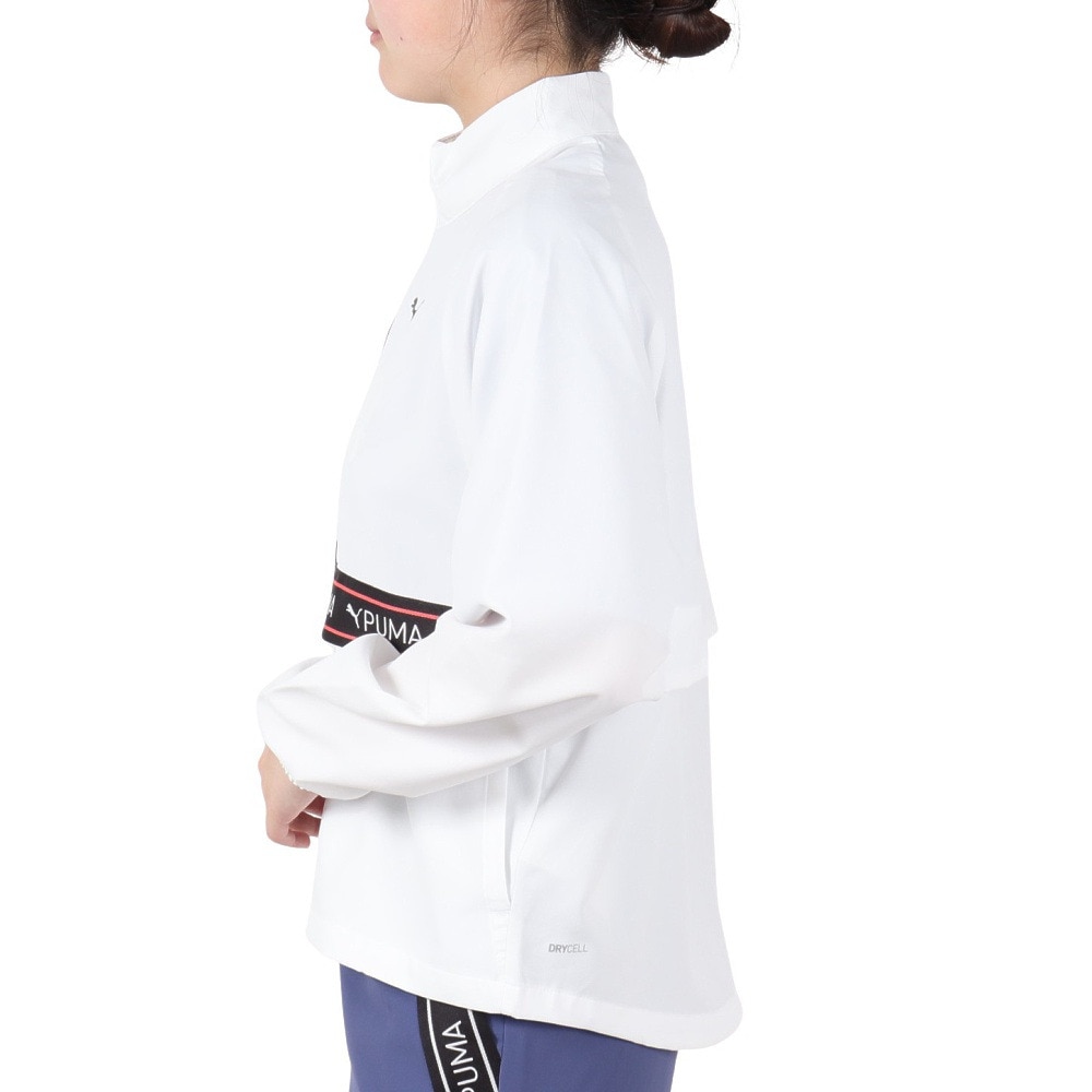 プーマ（PUMA）（レディース）トレーニング TAD クロス ウーブン ジャケット 527028 02 WHT