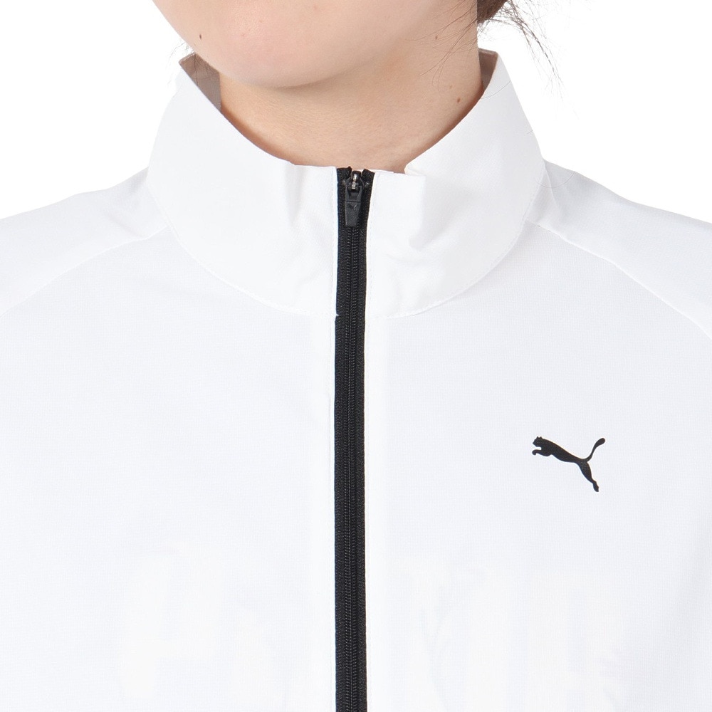 プーマ（PUMA）（レディース）トレーニング TAD クロス ウーブン ジャケット 527028 02 WHT