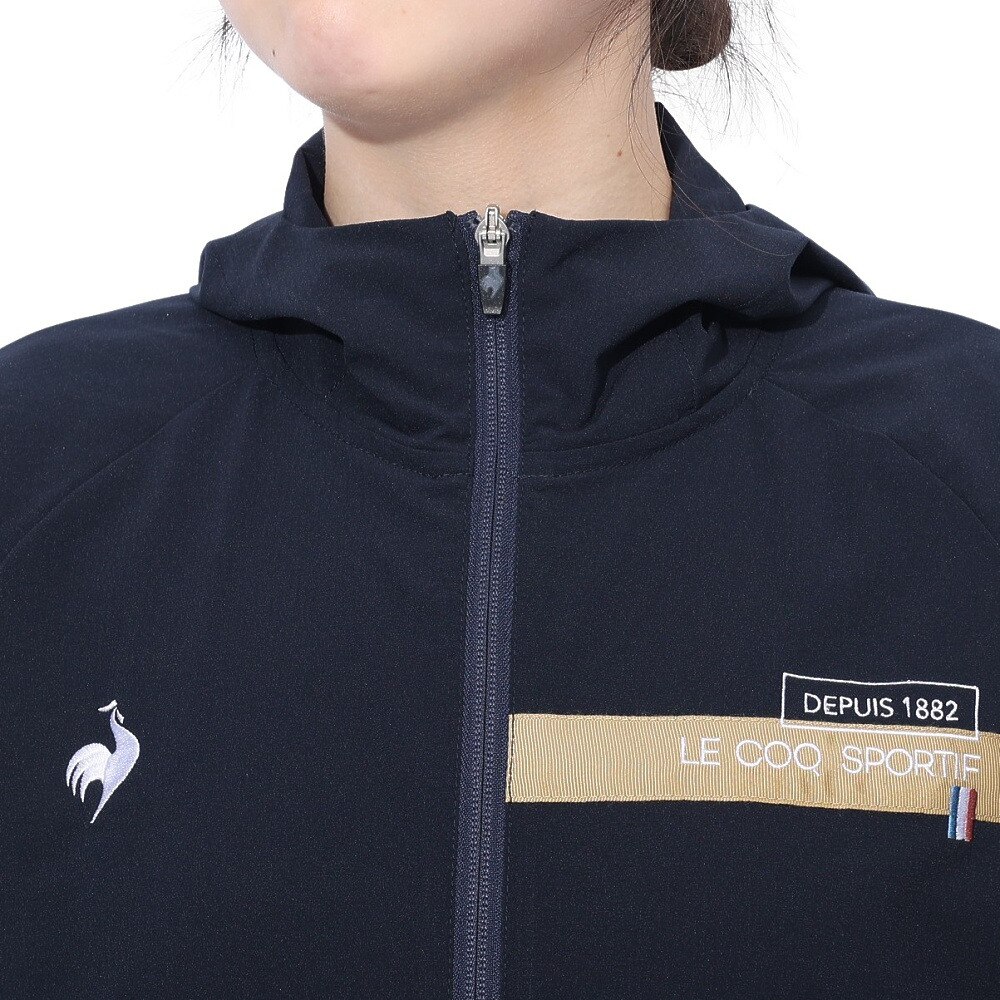 ルコックスポルティフ（lecoqsportif）（レディース）ストレッチリップ クロスジャケット LT5SJK21L NV00