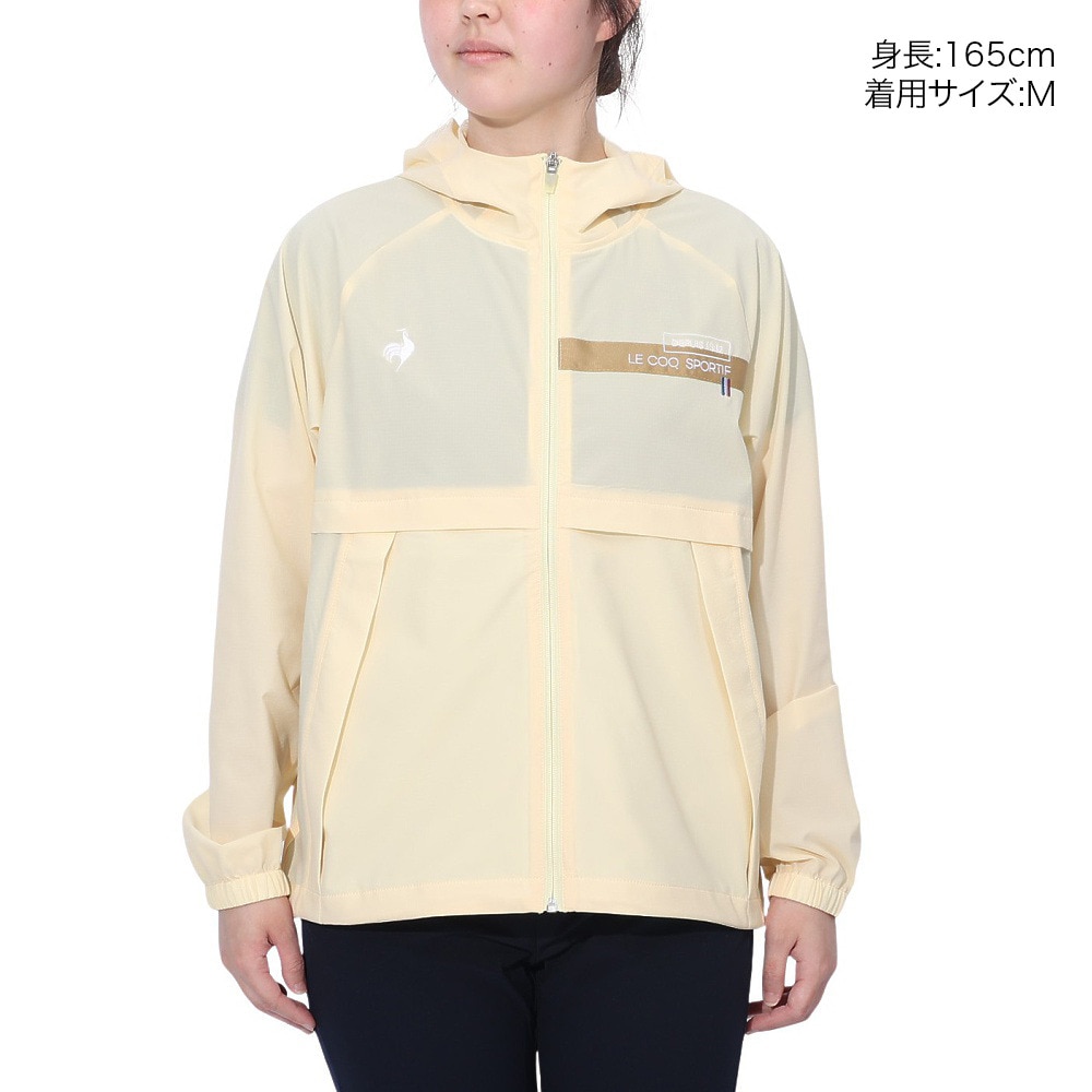 ルコックスポルティフ（lecoqsportif）（レディース）ストレッチリップ クロスジャケット LT5SJK21L YL00