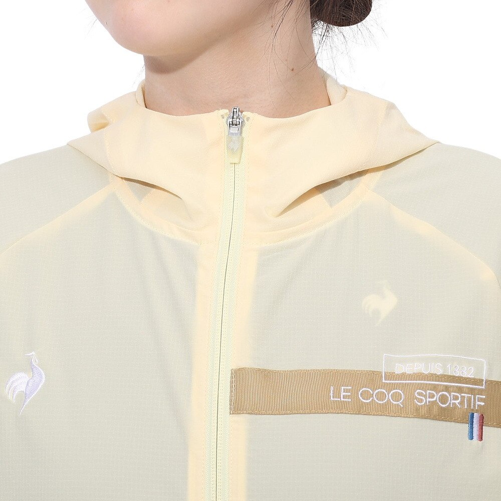 ルコックスポルティフ（lecoqsportif）（レディース）ストレッチリップ クロスジャケット LT5SJK21L YL00