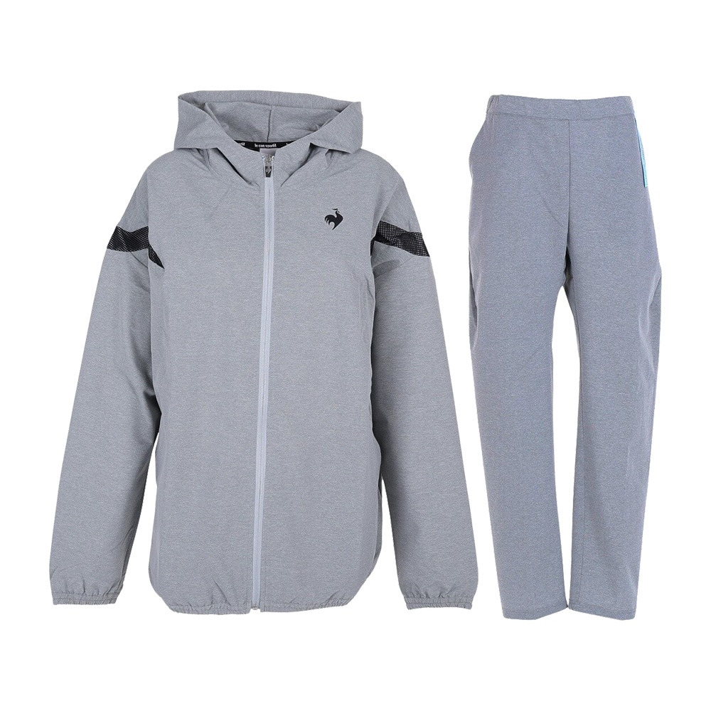 ルコックスポルティフ（lecoqsportif）（レディース）ジャージ 上下セット レディース ソロテックス SUNSCREEN クロス QMWVJF21 MGY/QMWVJG21 MGY