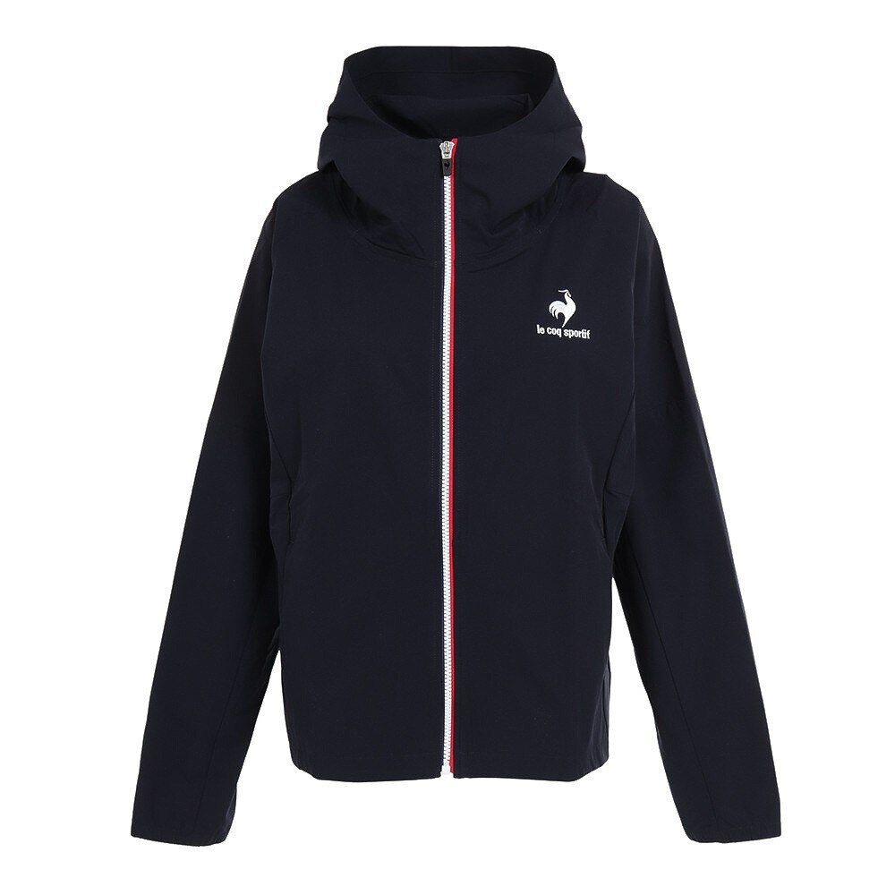 ルコックスポルティフ（lecoqsportif）（レディース）ジャージ 上下セット レディース フード付き フルジップ  クロス QMWUJF20 NV/QMWUJG20 NV