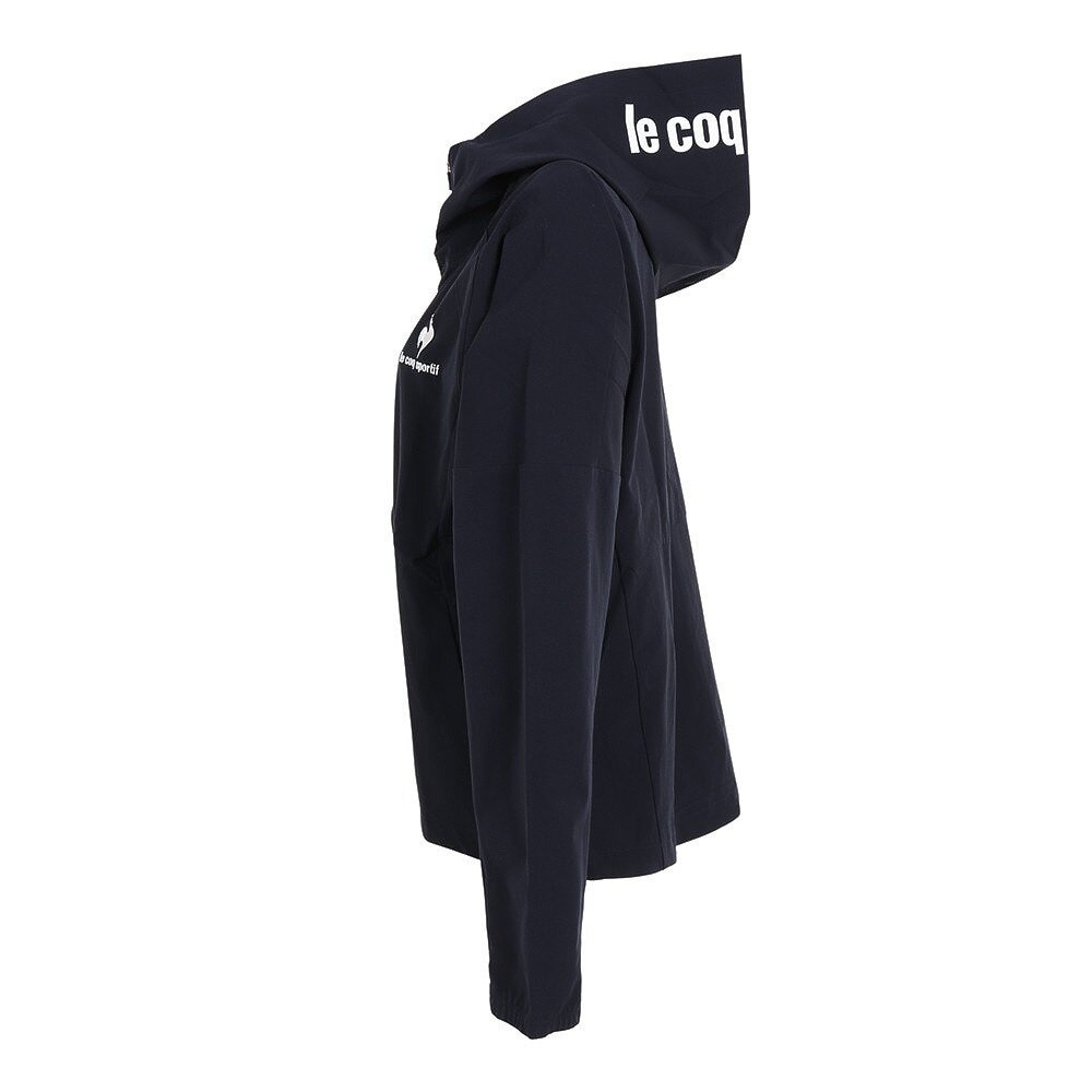 ルコックスポルティフ（lecoqsportif）（レディース）ジャージ 上下セット レディース フード付き フルジップ  クロス QMWUJF20 NV/QMWUJG20 NV