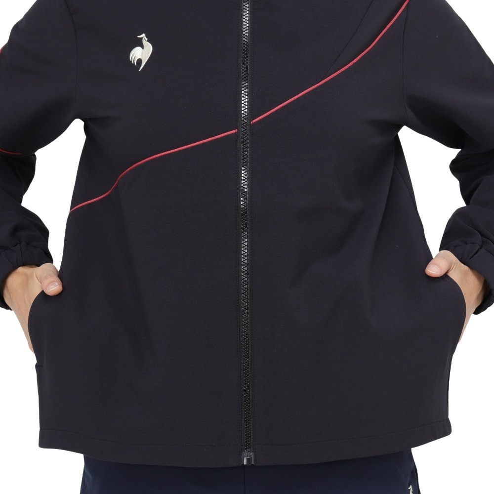 ルコックスポルティフ（lecoqsportif）（レディース）ヒートナビ クロスジャケット LT4FJK21L BK00