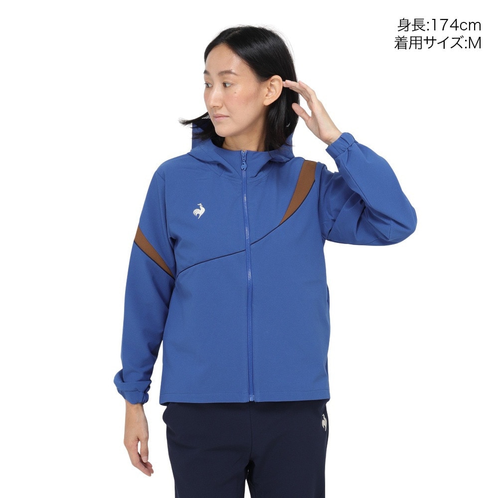 ルコックスポルティフ（lecoqsportif）（レディース）ヒートナビ クロスジャケット LT4FJK21L BL00