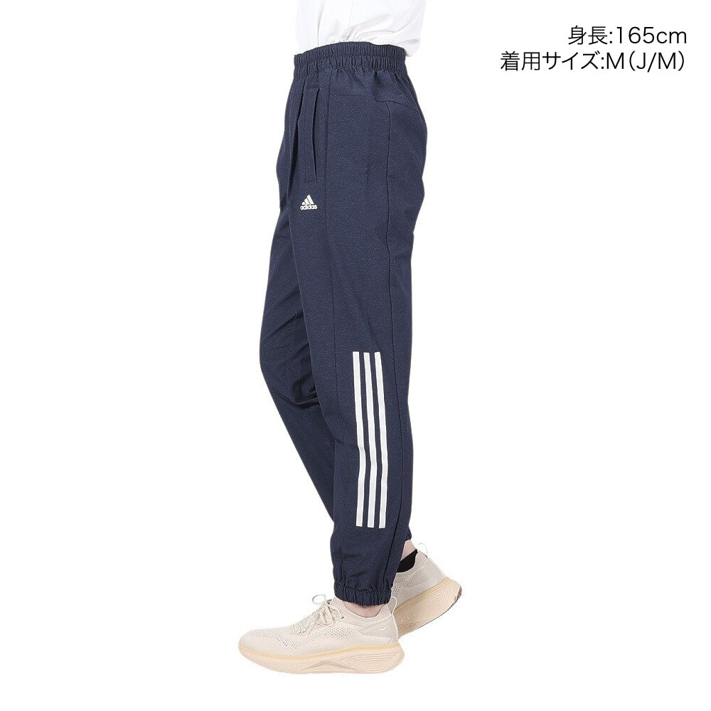 アディダス（adidas）（レディース）24/7 ウーブンパンツ L9483-HC2449 ネイビー