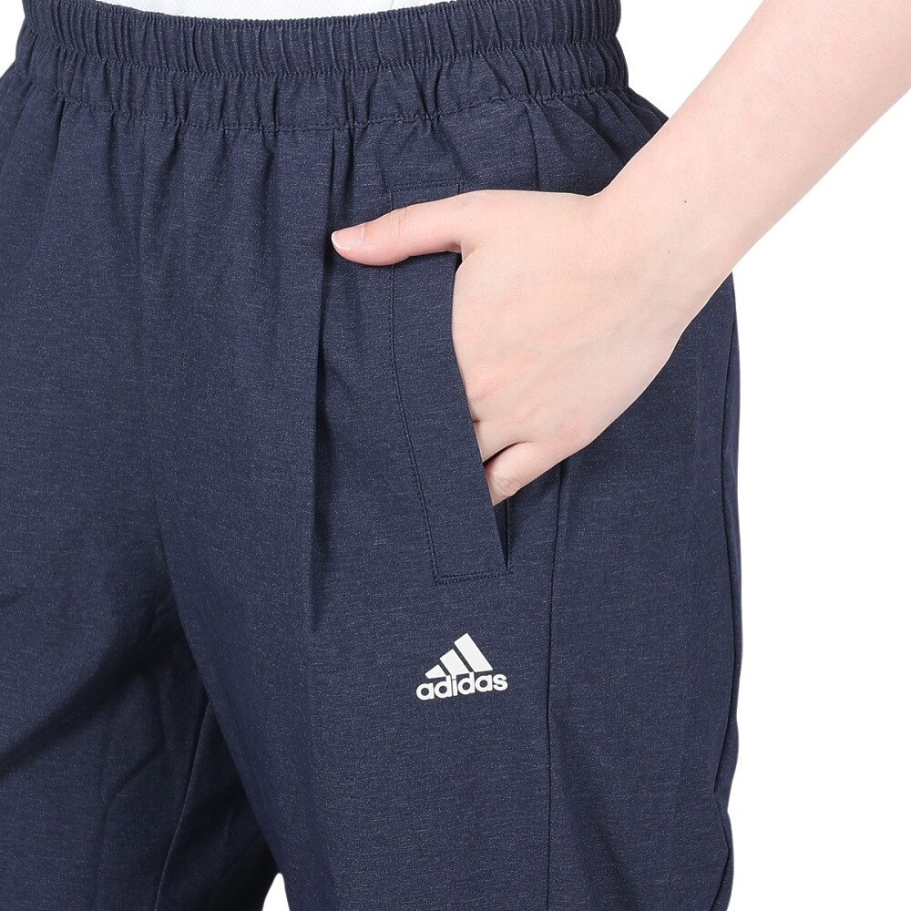 アディダス（adidas）（レディース）24/7 ウーブンパンツ L9483-HC2449 ネイビー