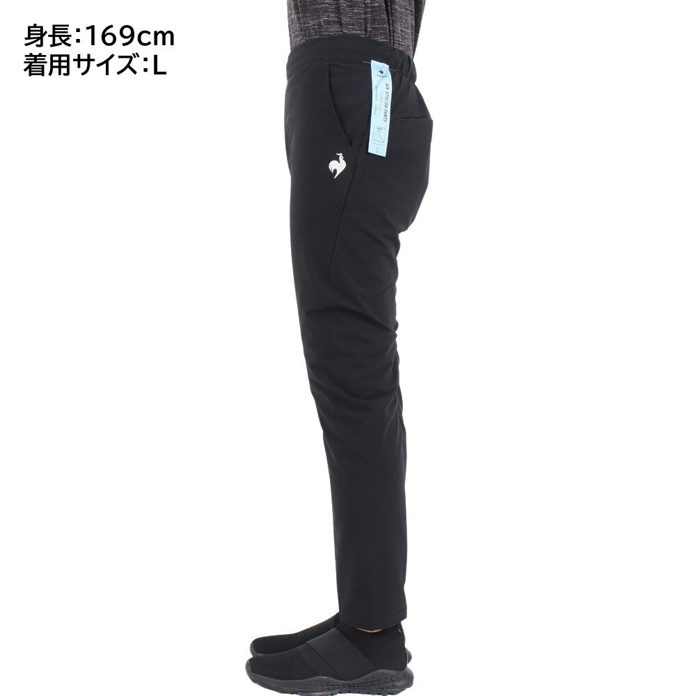 ルコック スポルティフ（Lecoq Sportif）（レディース）ヒートナビクロス エアスタイリッシュパンツ ルフフォルム QMWWJG21 BK