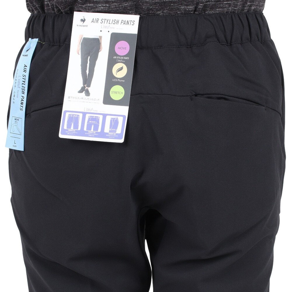 ルコック スポルティフ（Lecoq Sportif）（レディース）LCS Plume エアスタイリッシュパンツ ルフフォルム QMWWJG22 BK