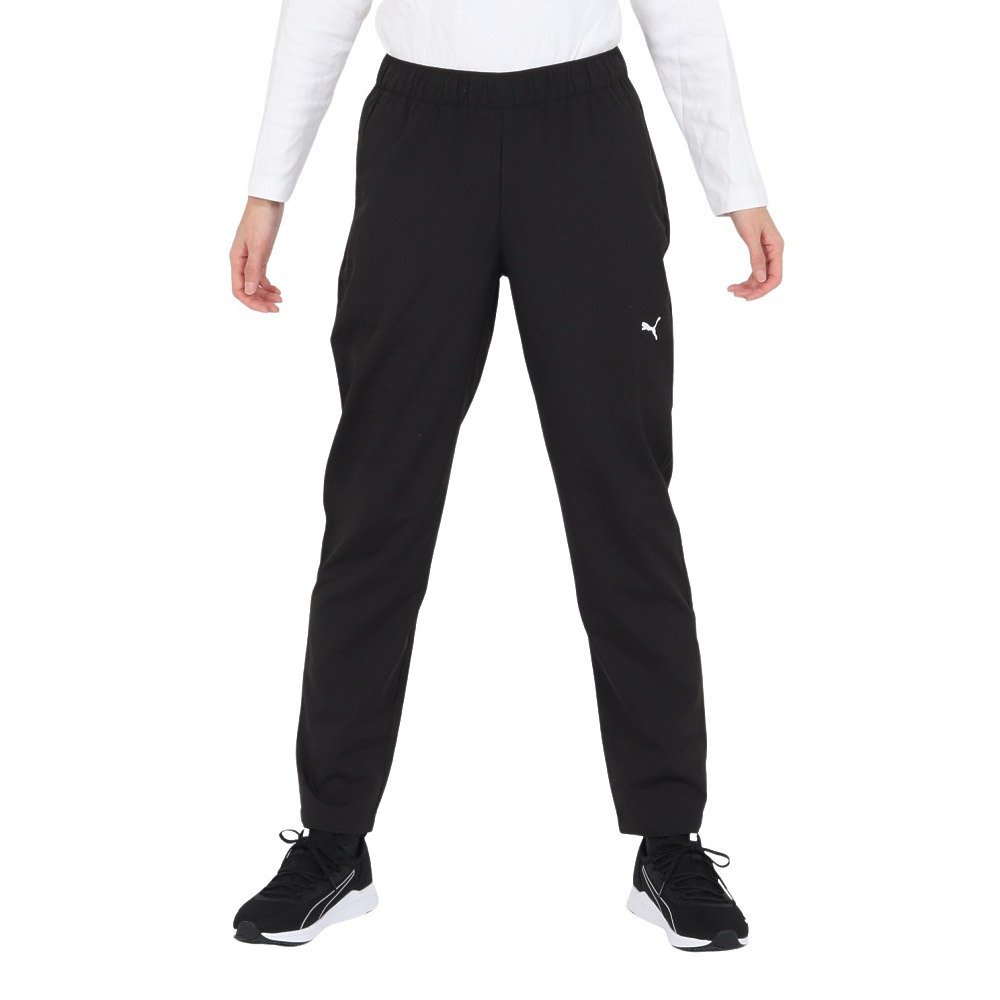 プーマ（PUMA）（レディース）UV対策 紫外線カット クロス パンツ 528893 01 BLK