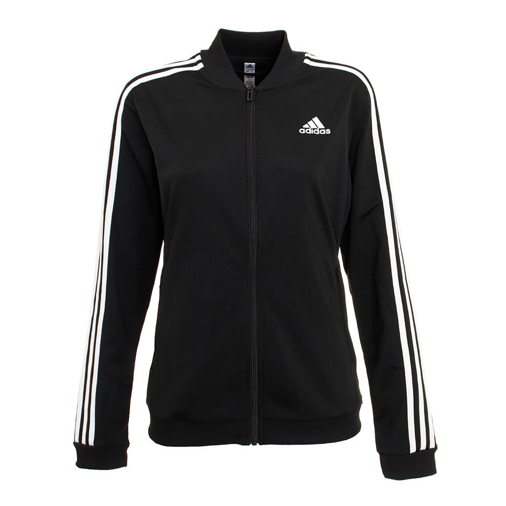 アディダス（adidas）（レディース）ジャージ 上下セット エッセンシャルズ 3ストライプス トラックスーツ 28862-GM5534