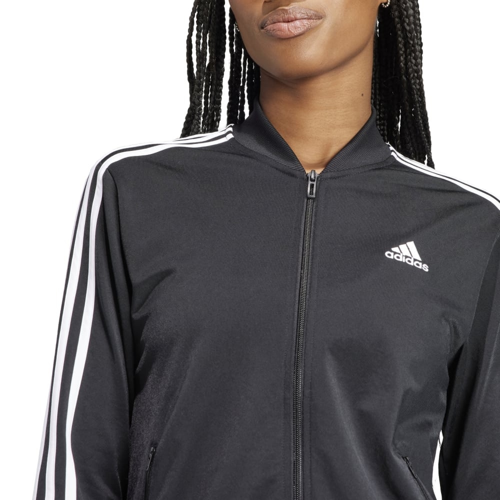 アディダス（adidas）（レディース）ジャージ 上下セット エッセンシャルズ スリーストライプス トラックスーツ FAN84-IJ8781